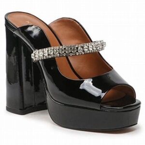 KURT GEIGER Duke Platform Peep Toe Sandal